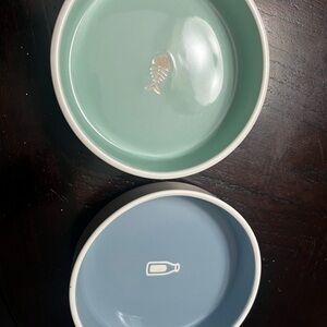 Boots & Barkley Aqua and Sky Blue Pet Bowls